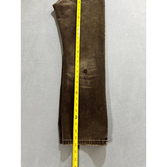 Lee Women's Straight Leg Jeans Denim High Rise Five Design Pockets Gray Size W31 - Picture 9 of 10